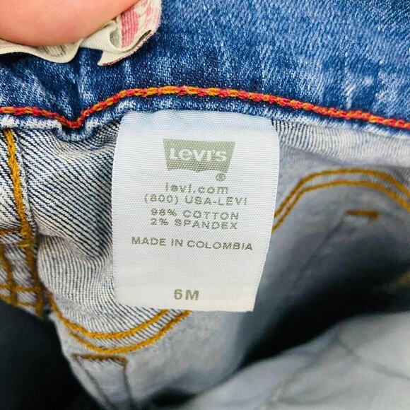 Levis 550 Womens Blue Medium Wash Denim Bootcut Jeans Size 6M - Picture 5 of 9